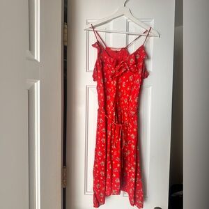 Rebecca Taylor red romantic dress